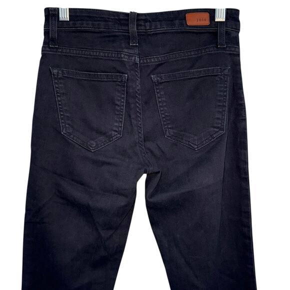 Joie Laney Crop Flare Jeans Black Denim Pants Size 26 Minimalist Retro - Picture 6 of 12
